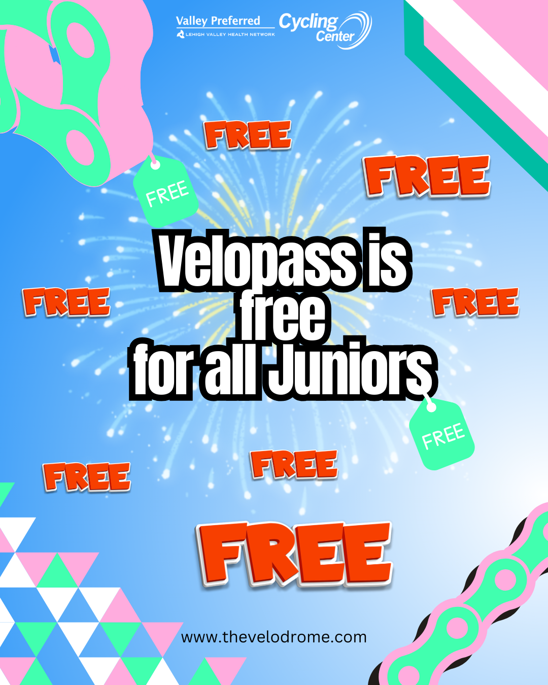 2025 Junior Monthly VeloPass (16 & younger)