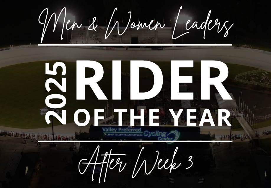 Week 3 Rider of the Year Points Update