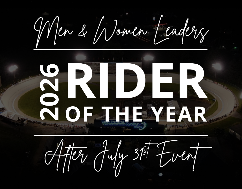 2026 Rider of the Year Points Standings After July 31st Event