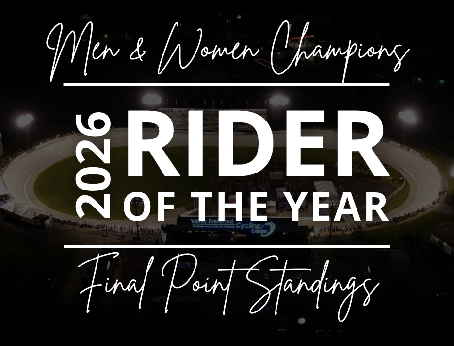 2026 Rider of the Year Final Points Standings