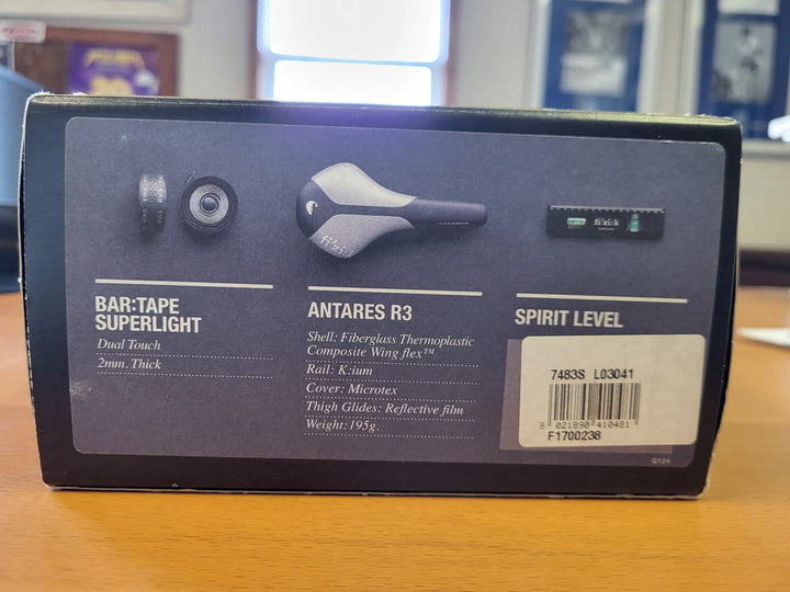 New Old Stock Fi’zi:k Antares R3 Saddle – Includes Bar Tape & Level!