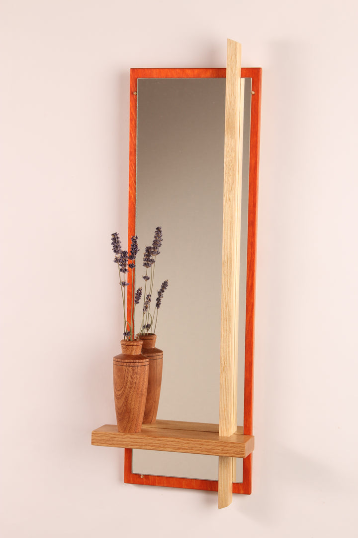 Accent Mirror in Orange – Handmade by Master Craftsman Ken Burton