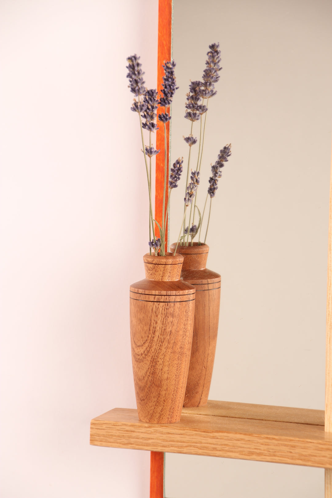 Accent Mirror in Orange – Handmade by Master Craftsman Ken Burton